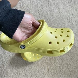 Light Yellow Crocs